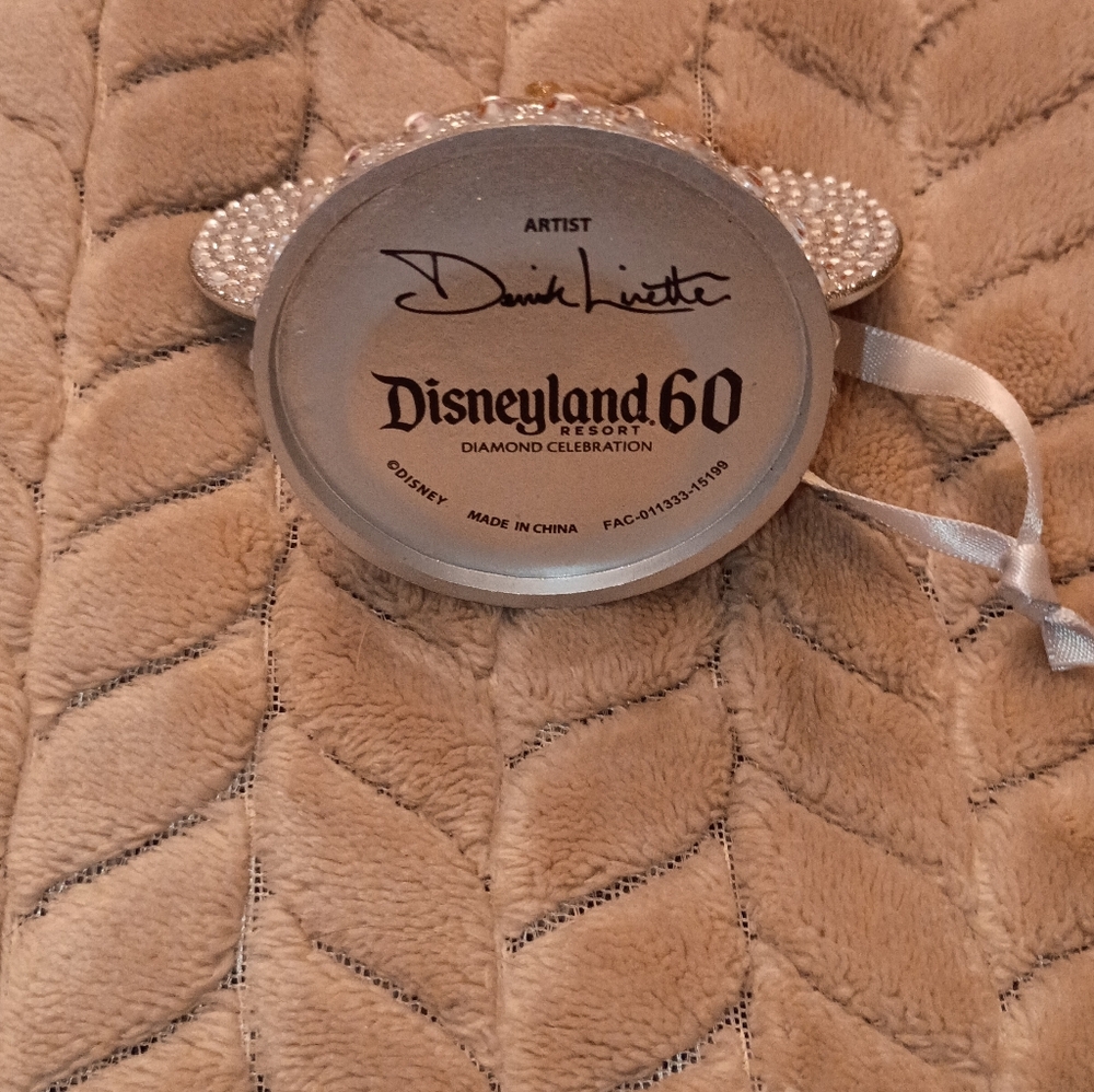 Disneyland 60th Anniversary Silver Ornament - Picture 3 of 8